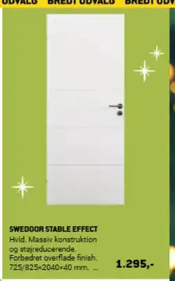 XL-BYG Swedoor stable effect tilbud
