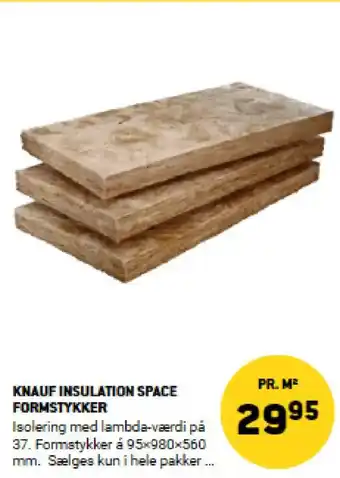 XL-BYG Knauf insulation space formstykker tilbud