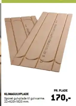 XL-BYG Klimagulvplade tilbud