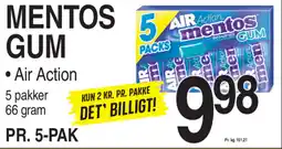 ABC Lavpris Mentos gum tilbud