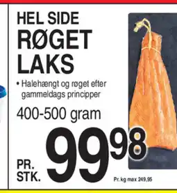 ABC Lavpris Hel side røget laks tilbud