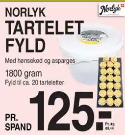 ABC Lavpris Norlyk norlyk tartelet fyld tilbud
