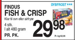 ABC Lavpris Findus fish & crisp tilbud