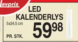 ABC Lavpris Led kalenderlys tilbud