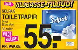 ABC Lavpris Selpak toiletpapir tilbud