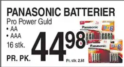 ABC Lavpris Panasonic batterier tilbud
