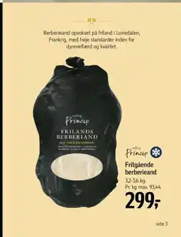 Føtex Salling princip fritgående berberieand tilbud