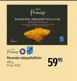 Føtex Salling princip panerede rødspættefileter tilbud