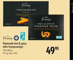 Føtex Salling princip panerede hot & spicy eller tempurarejer tilbud