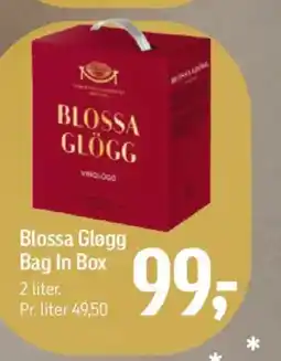 Føtex Blossa Gløgg Bag In Box tilbud