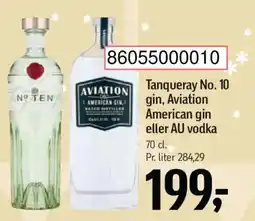 Føtex Tanqueray No. 10 qin, Aviation American gin eller AU vodka tilbud
