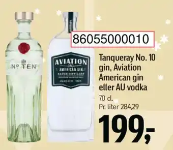 Føtex Tanqueray No. 10 qin, Aviation American gin eller AU vodka tilbud