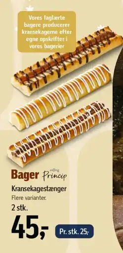Føtex Bager Princip Kransekagestænger tilbud