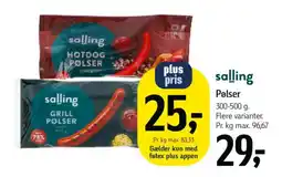 Føtex Salling pølser tilbud