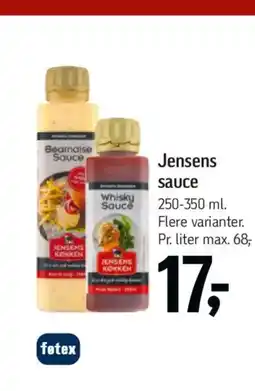 Føtex Jensens sauce tilbud