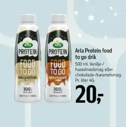 Føtex Arla Protein food to go drik tilbud