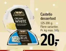 Føtex Castello dessertost tilbud