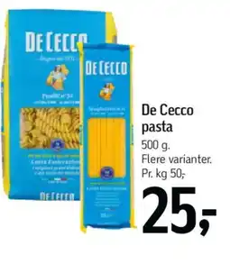 Føtex De Cecco pasta tilbud
