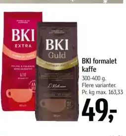 Føtex BKI formalet kaffe tilbud