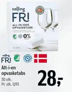 Føtex Salling fri alt-i-en opvasketabs tilbud