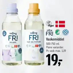 Føtex Vaskemiddel tilbud