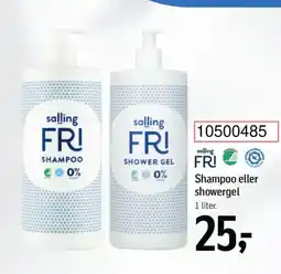 Føtex Salling fri shampoo eller showergel tilbud