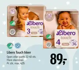 Føtex Libero Touch bleer tilbud