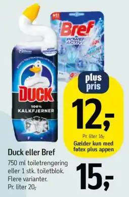 Føtex Duck eller Bref tilbud