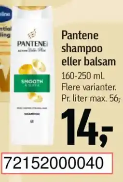 Føtex Pantene shampoo eller balsam tilbud