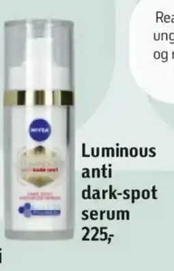 Føtex Luminous anti dark-spot serum tilbud
