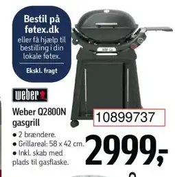 Føtex Weber Q2800N gasgrill tilbud