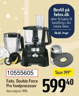Føtex OBH NORDICA Double Force Pro foodprocessor tilbud