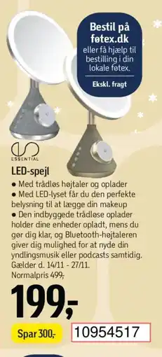 Føtex LED-spejl tilbud