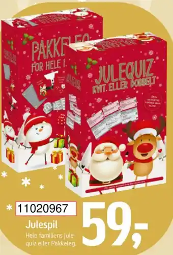 Føtex Julespil tilbud