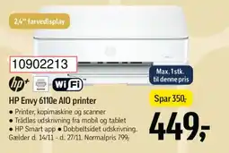 Føtex HP Envy 6110e AIO printer tilbud