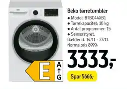 Føtex Beko tørretumbler tilbud