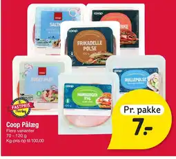 Fakta Tyskland Coop Pålæg tilbud