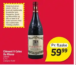 Fakta Tyskland Clément V Cotes Du Rhone tilbud