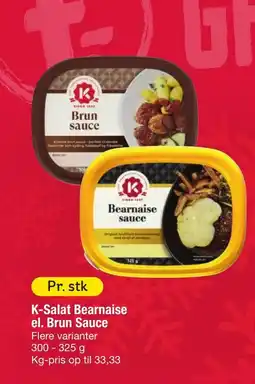 Fakta Tyskland K-Salat Bearnaise el. Brun Sauce tilbud