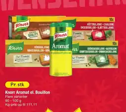 Fakta Tyskland Knorr Aromat el. Bouillon tilbud