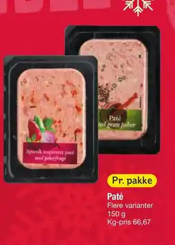 Fakta Tyskland Paté tilbud