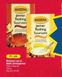 Fakta Tyskland Maizena Lys el. Mørk Sovsejævner tilbud