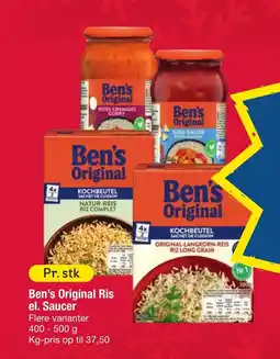 Fakta Tyskland Ben's Original Ris el. Saucer tilbud