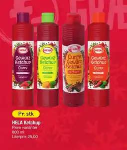 Fakta Tyskland HELA Ketchup tilbud