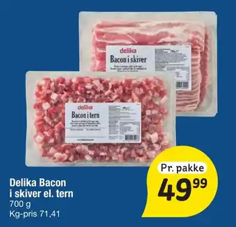 Fakta Tyskland Delika Bacon i skiver el. tern tilbud