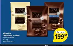 Fakta Tyskland Weinrich Chokolade Dropper tilbud