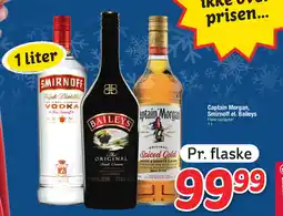 Fakta Tyskland Captain Morgan, Smirnoff el. Baileys tilbud