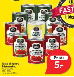 Fakta Tyskland Taste of Nature Dåsemarked tilbud