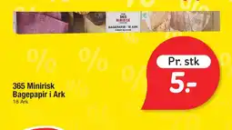 Fakta Tyskland 365 Minirisk Bagepapir i Ark tilbud