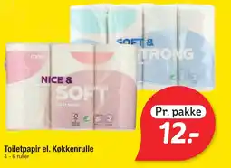 Fakta Tyskland Coop Toiletpapir el. Køkkenrulle tilbud